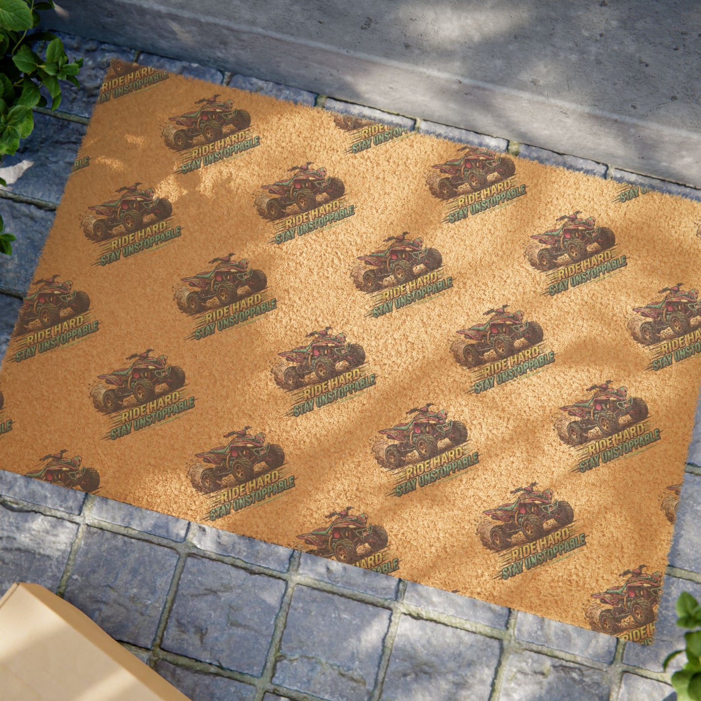 Doormat — Vintage Pickup Truck Pattern Welcome Mat