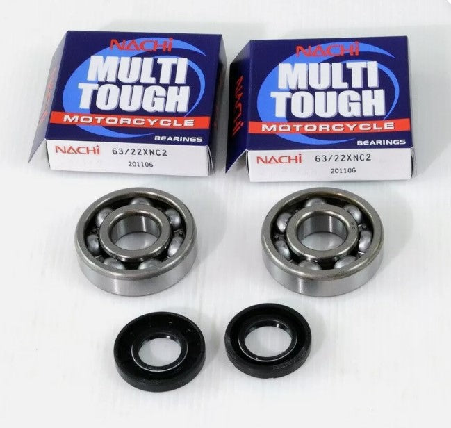 KALAMA Racing Connecting Rod Kit Crankshaft Main Bearing & Oil Seal Kit fit YZ125 05-20