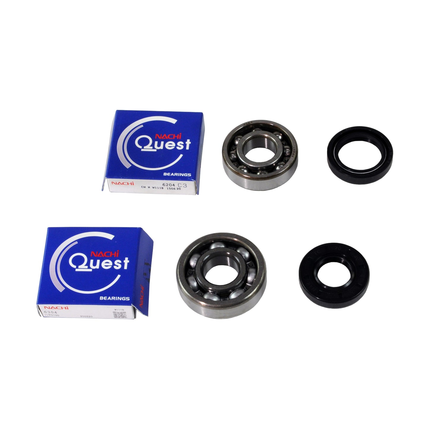 Limited Time Sale KALAMA Crankshaft, Main Bearing & Oil Seal Kit for Yamaha YZ80 1993~2001