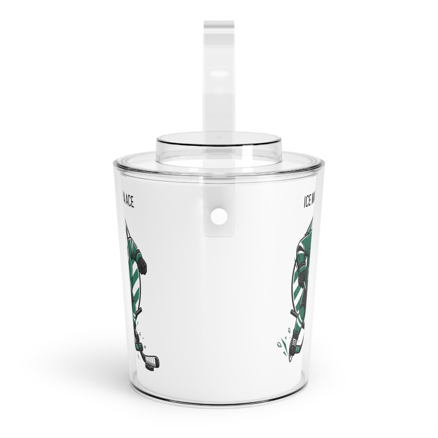 Panda Hockey Ice Bucket with Tongs – Team Spirit Cooler