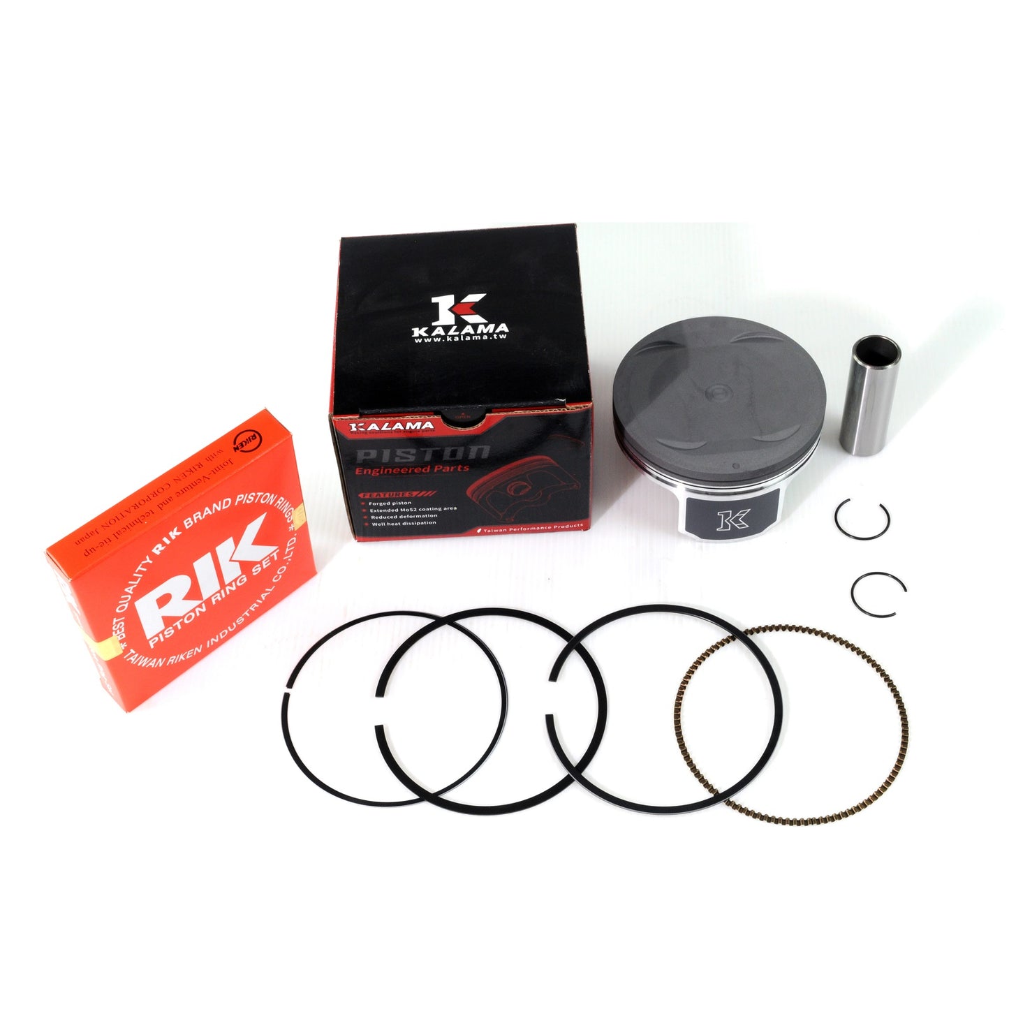 Kalama Top End Kit Cylinder Piston Gasket Kit for Yamaha Grizzly 700 2007~2013 / Rhino 700 2008~2013
