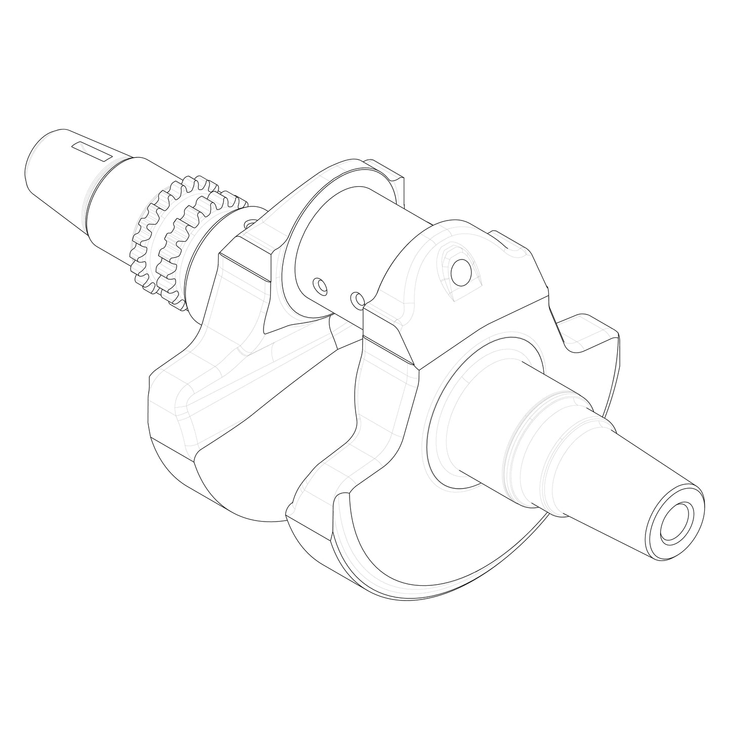 2012~2022 Kawasaki BRUTE FORCE 750 Teryx 750 ATV Crankshaft Replacement