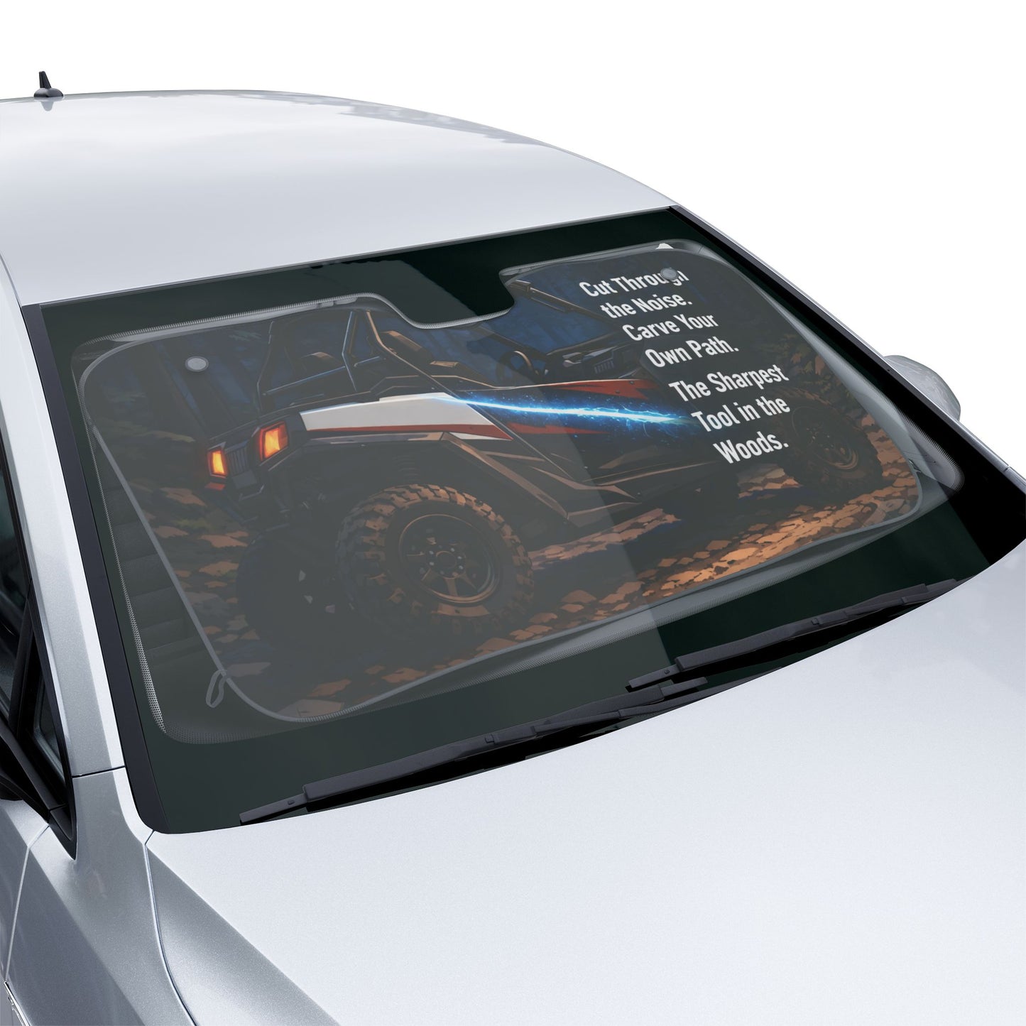 Off-Road UTV Car Sun Shade — “Cut Through the Noise. Carve Your Own Path.”