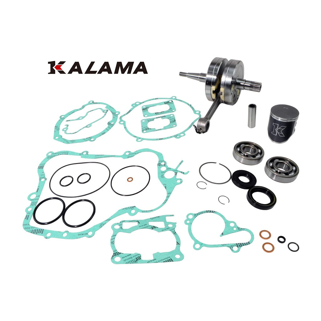 Kalama Engine Rebuild Kit for Yamaha YZ125 YZ 125 Crankshaft Piston Engine Gasket Set 2002-2004