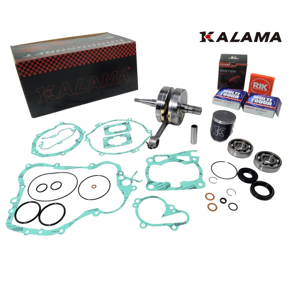 Kalama Engine Rebuild Kit for Yamaha YZ125 YZ 125 Crankshaft Piston Engine Gasket Set 2002-2004