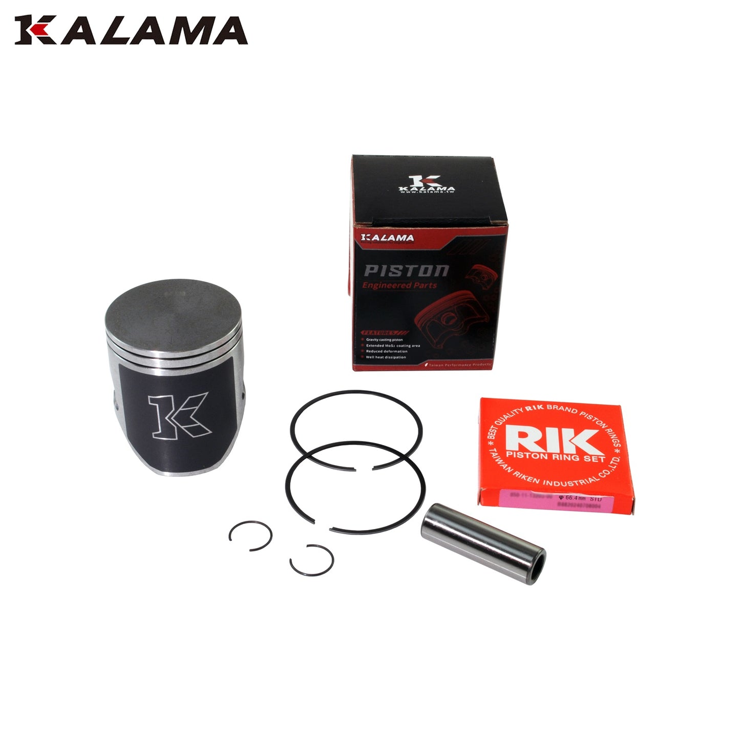 KALAMA 66.37MM Piston Kit for Honda CR250R 2002-2004
