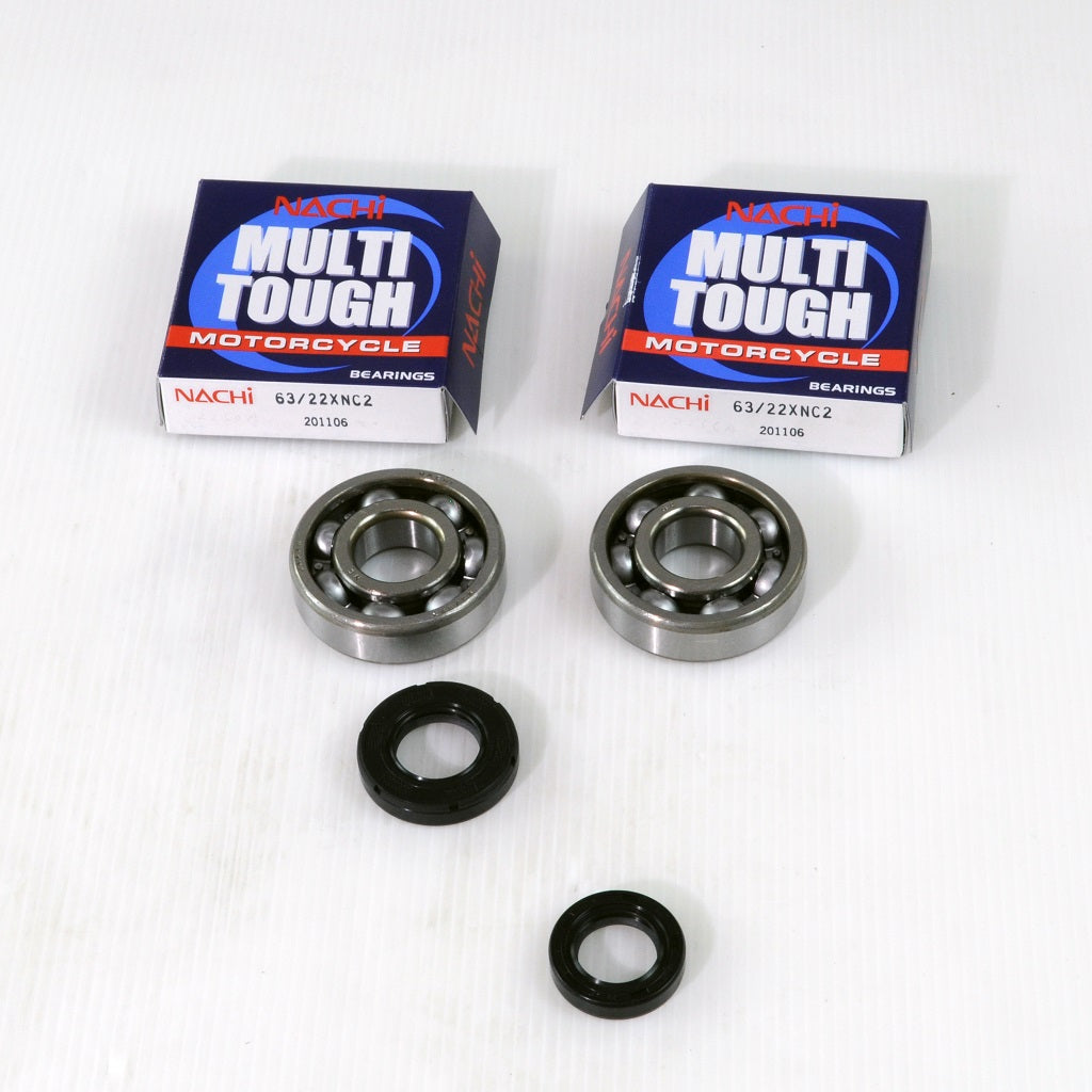 Nachi Crankshaft Main Bearing & Oil Seal Kit for Honda CR85R 2003~2007 / CR85RB 2003~2007