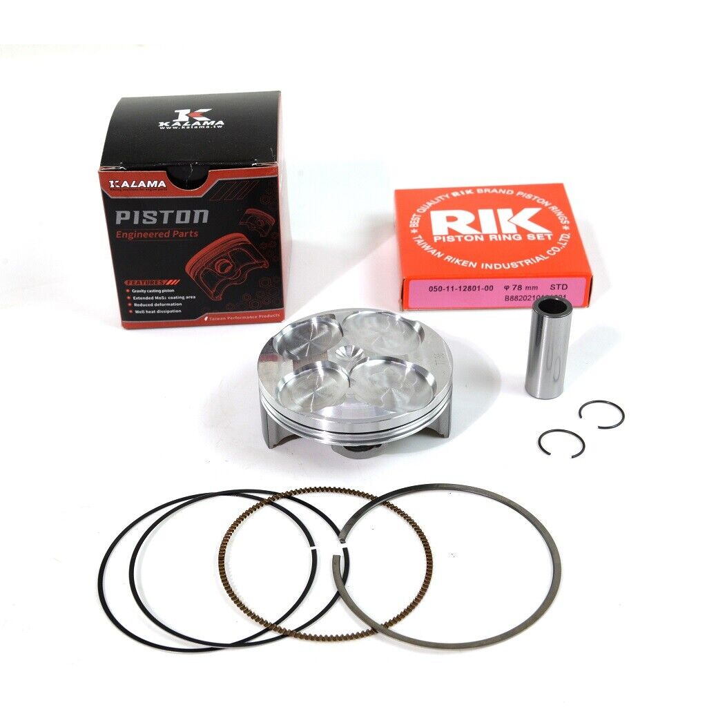 KALAMA Top End Forged Piston Kit, Engine Gasket Set for Honda CRF250R 2004-2007