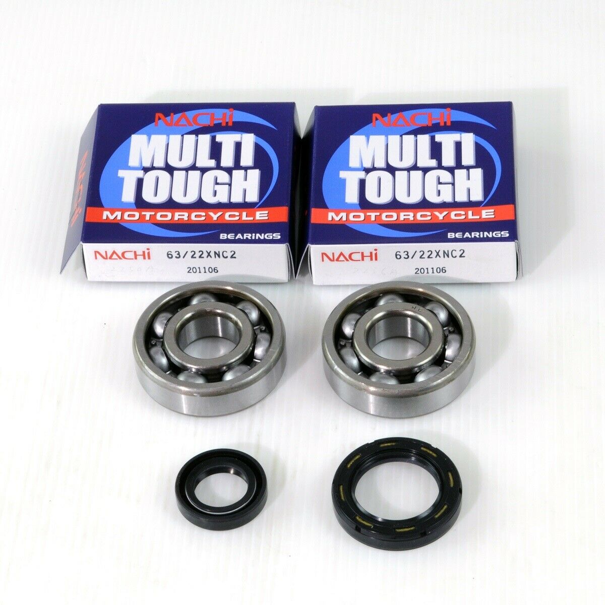 KALAMA Engine Rebuild Kit for Honda CR125R Crankshaft Bearing Piston Engine Gasket Set 2001-2002