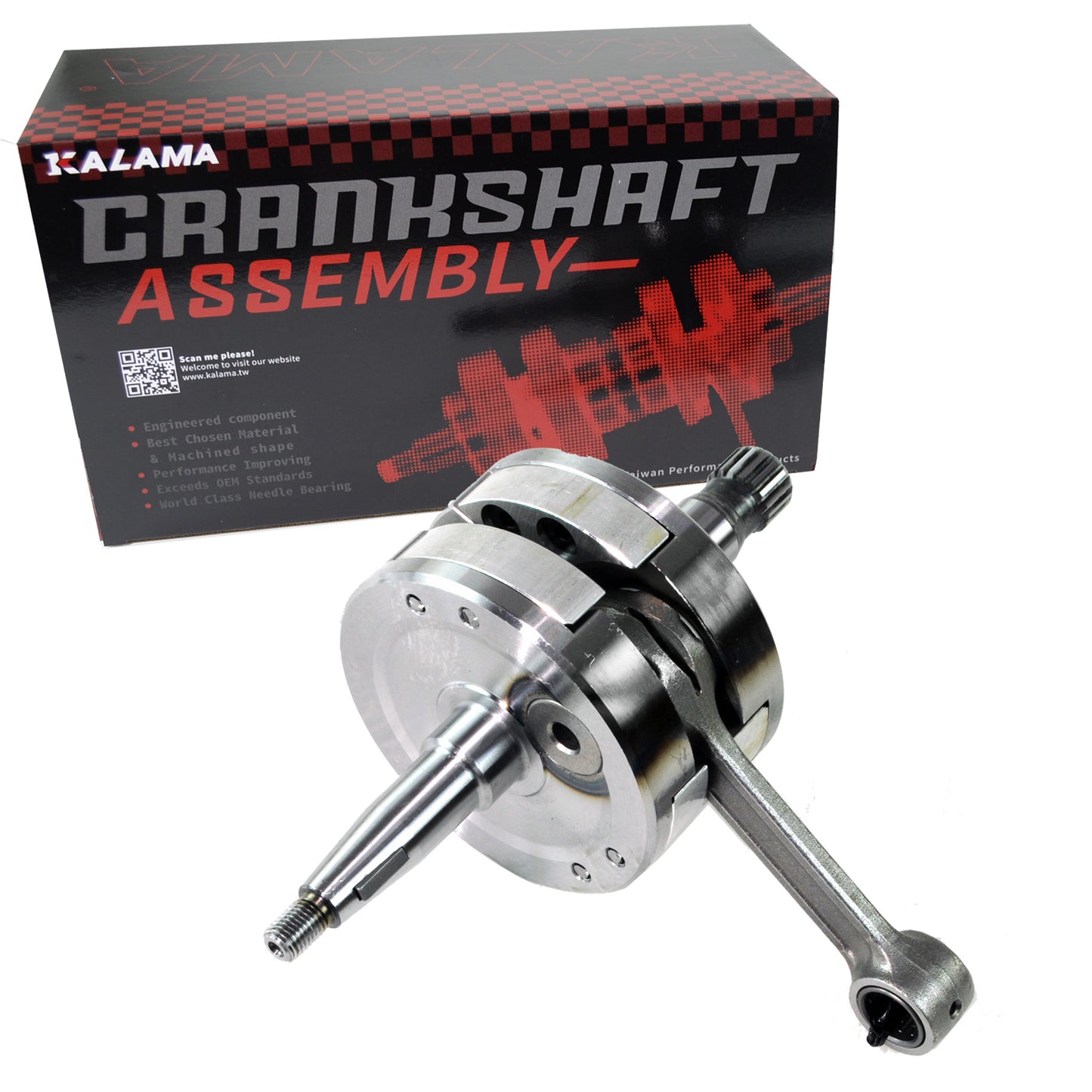 KALAMA Engine Rebuild Kit for Suzuki RM125 Crankshaft Piston Main Bearins Oil Seal Kit 2001~2003