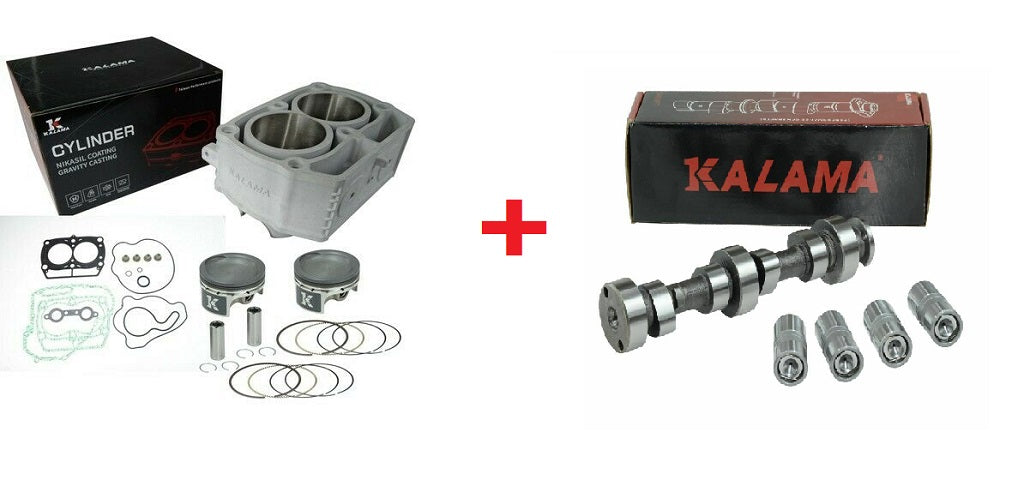 Top End Engine Kit for Polaris 800 Big Bore Cylinder 82mm Piston Camshaft Lifter