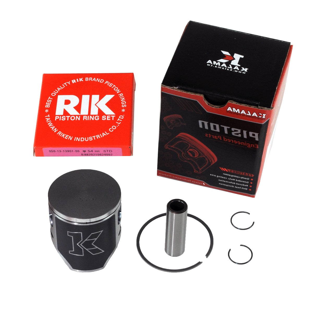 KALAMA Engine Rebuild Kit for Suzuki RM125 Crankshaft Piston Main Bearins Oil Seal Kit 2001~2003