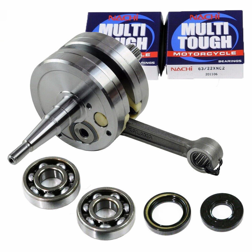 Kalama Rebuild Engine Kit for Yamaha YZ125 2001 Cylinder Head Crankshaft Power Valve Piston Main Bearings