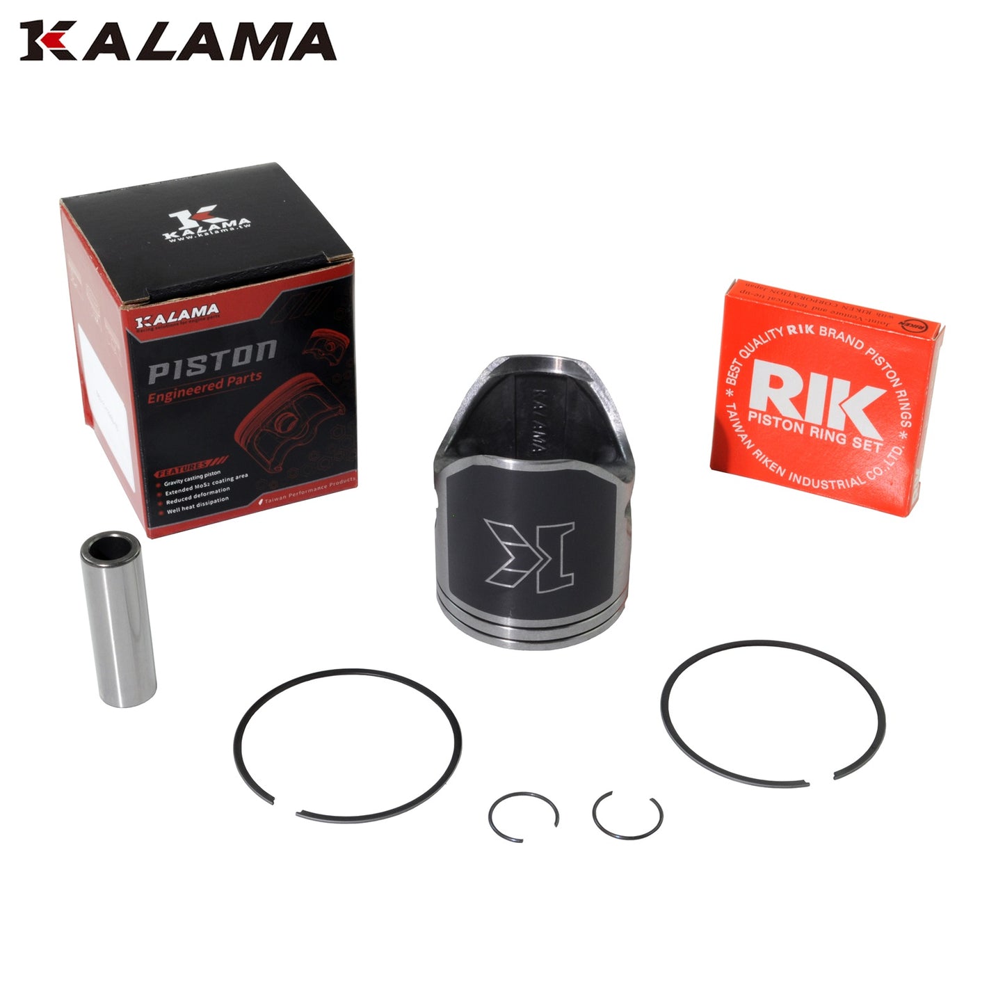 KALAMA 66.37MM Piston Kit for Honda CR250R 2002-2004