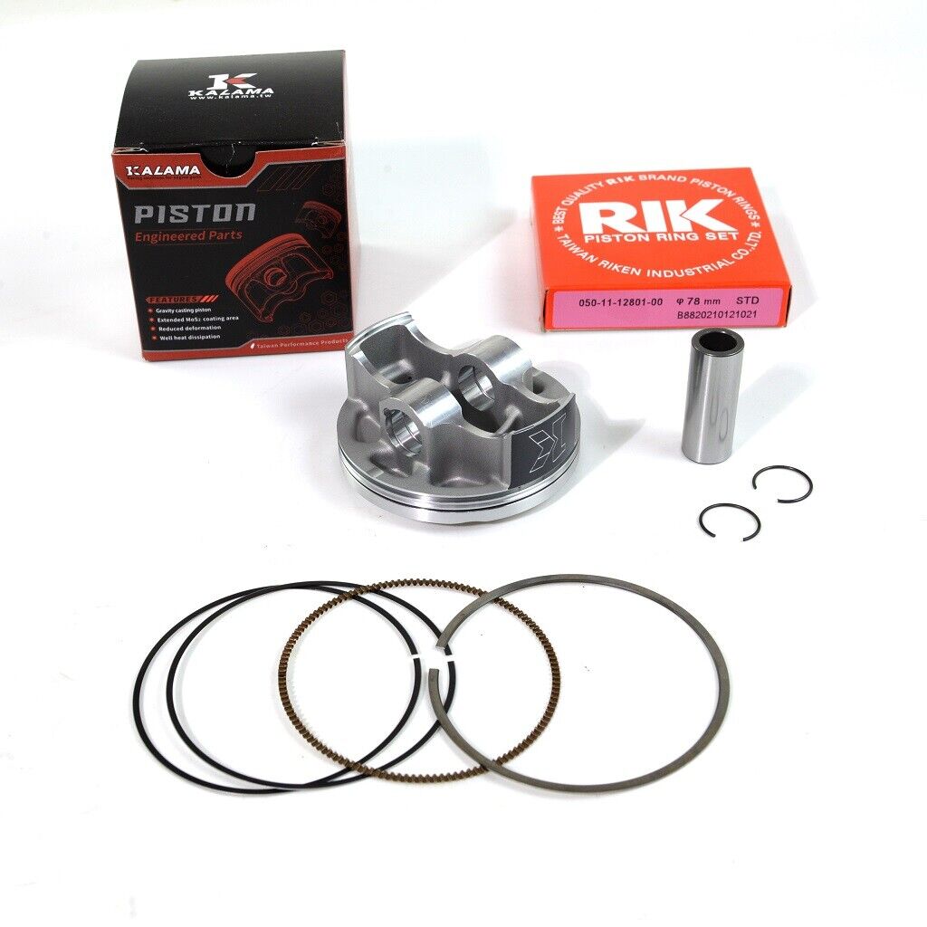 KALAMA Top End Forged Piston Kit, Engine Gasket Set for Honda CRF250R 2004-2007