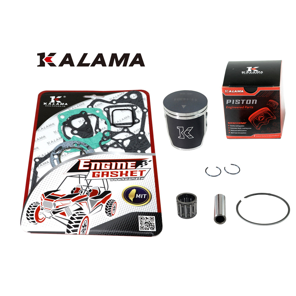KALAMA Top End Piston Kit, Engine Gasket Set for Honda CR80R 1986~2002