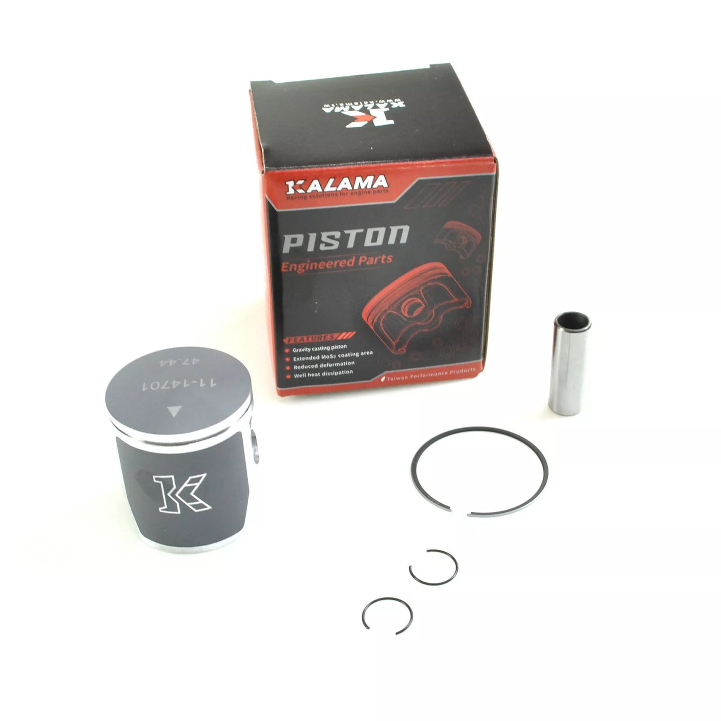 KALAMA Engine Rebuild Kit for Honda CR85R Crankshaft, Piston Kit, Main Bearing & Oil Seal Kit, Engine Gasket Set 2005-2007