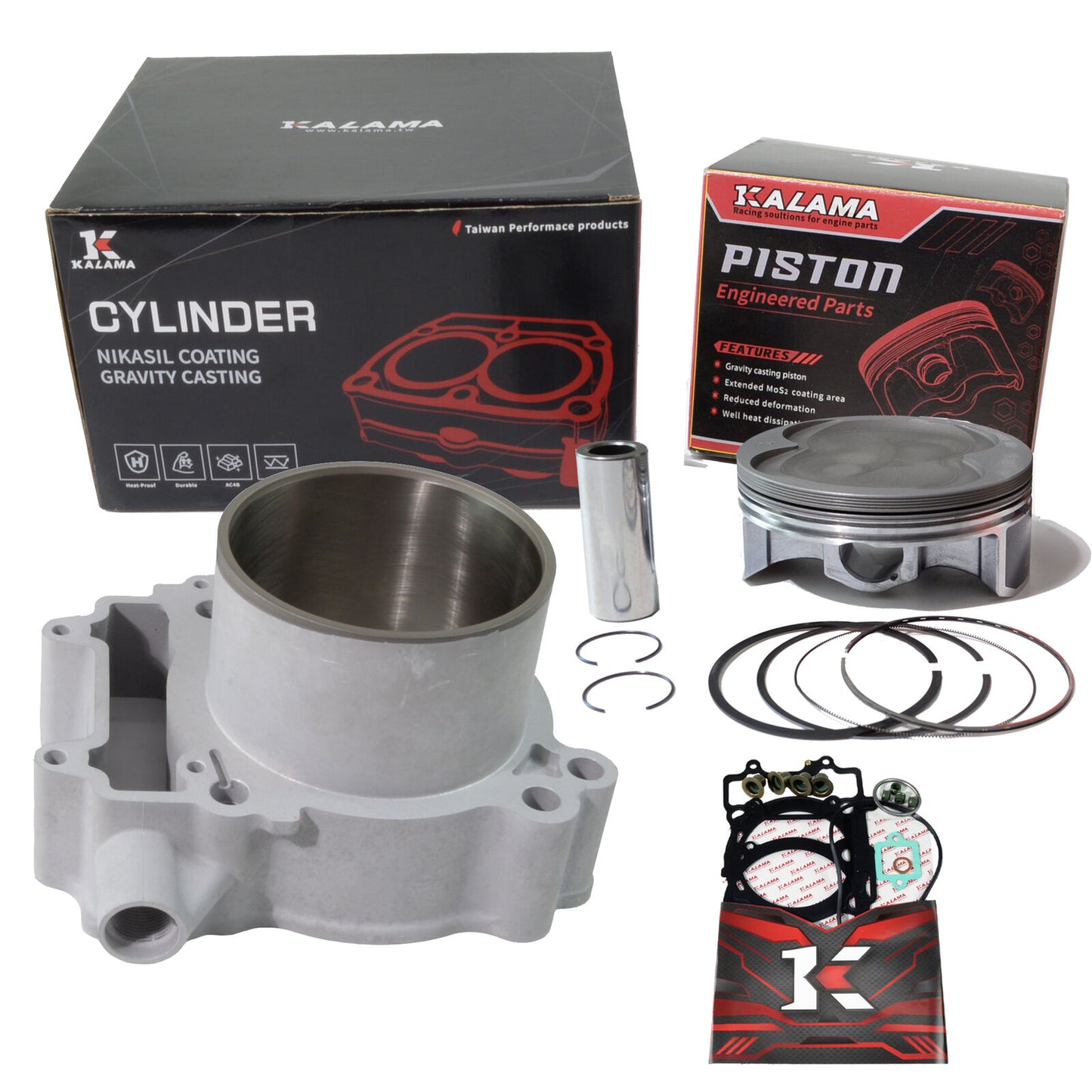 Top End Kit for Polaris Sportsman 570 14~17 Cylinder Piston Gasket & Con-Rod Connecting Rod