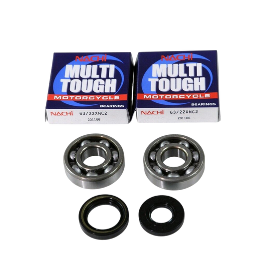 Main Bearing & Oil Seal Kit for Yamaha YZ125 2001, 2002, 2003, 2004