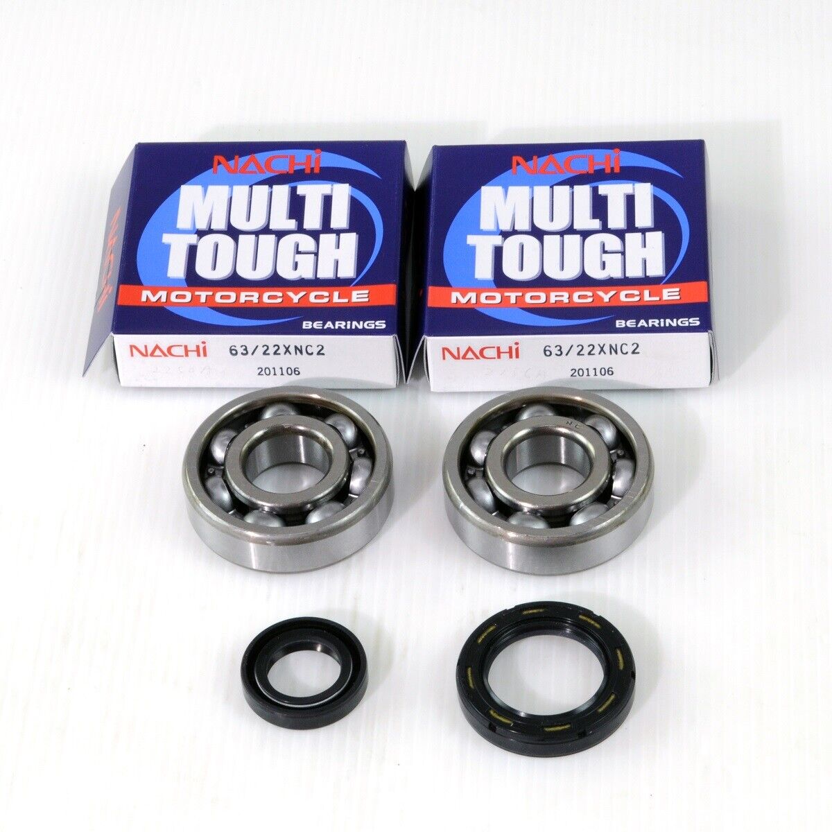 KALAMA Engine Rebuild Kit for Honda CR125R 1992-1998 Crankshaft, Piston, Gasket, Main Bearing & Oil Seal Kit