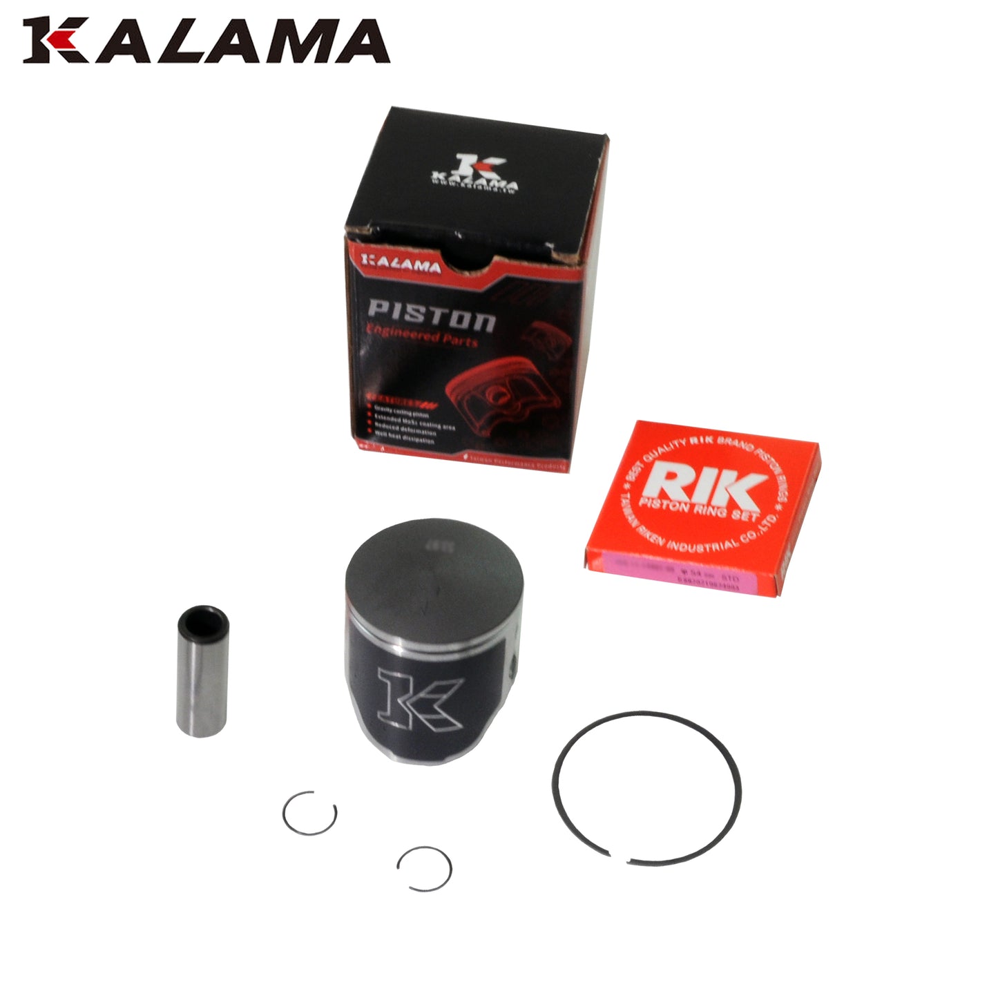 Engine Rebuild Kit for Yamaha YZ125 Cylinder, Cylinder Head, Studs, Power Valves, Piston Kit, Gasket Set 1998~2001