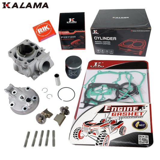 Top End Rebuild Kit for Yamaha YZ125 2002-2004 Cylinder, Cylinder Head, Bolts, Piston Kit, Gasket Set