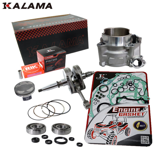 For Yamaha YFZ450 Engine Rebuild Crankshaft Crank Bearing Cylinder Piston 06~13