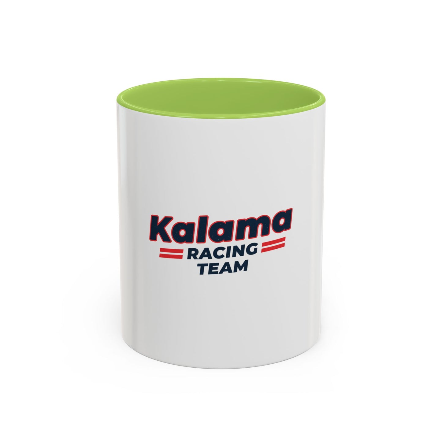 Kalama Racing Team Accent Coffee Mug – Retro Motorsport Design (11/15 oz)