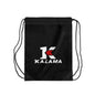 Kalama Logo Drawstring Bag — Lightweight Gym & School Cinch Pack