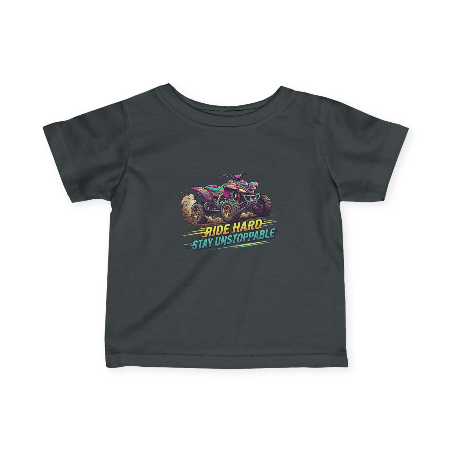 Infant Tee — "Unstoppable" ATV Racer Baby T‑Shirt