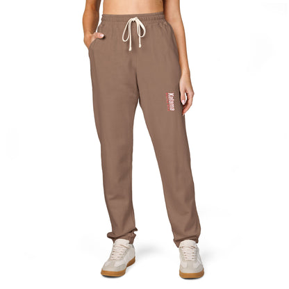 Kalama Racing Club Heather Olive 'Weekend Mode' Sweatpants — Garment-Dyed Fleece Joggers
