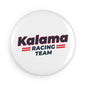 Kalama Racing Team Round Button Magnet — Retro Racing Logo Magnet