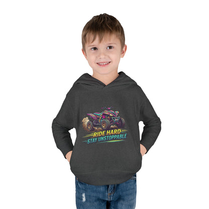 Toddler Hoodie — "Ride Hard, Stay Unstoppable" ATV Pullover
