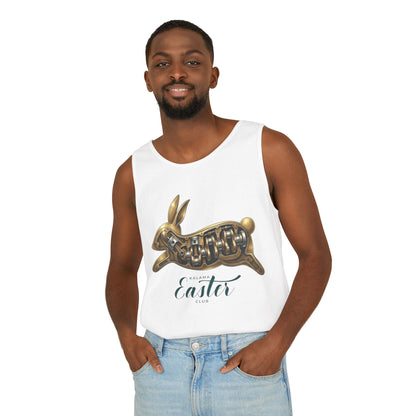 Kalama Easter Club Easter Gold Bunny Tank Top — 'Celebrate Easter' Graphic Tank