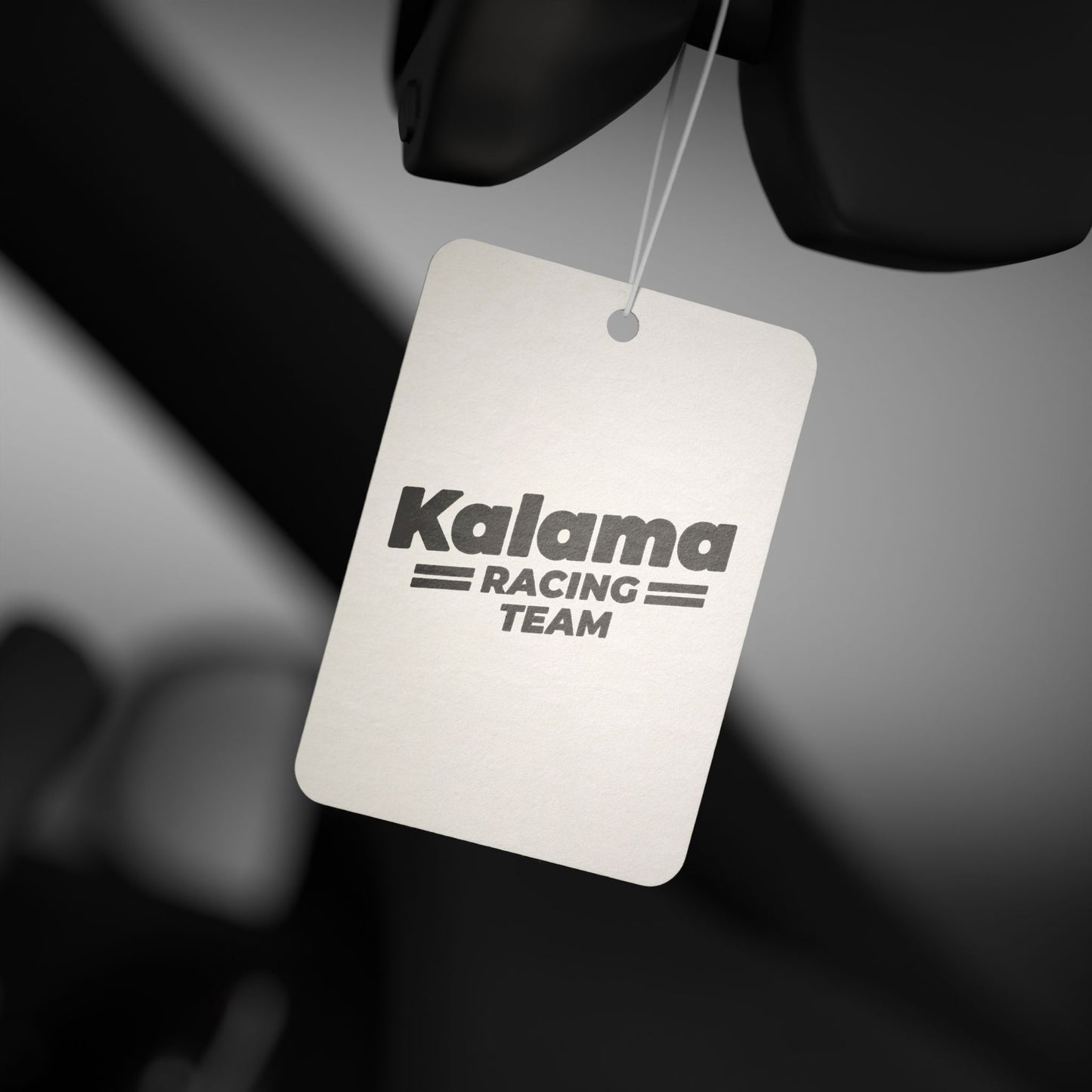Kalama Racing Team Car Air Freshener — Retro Motorsport Scented Tag