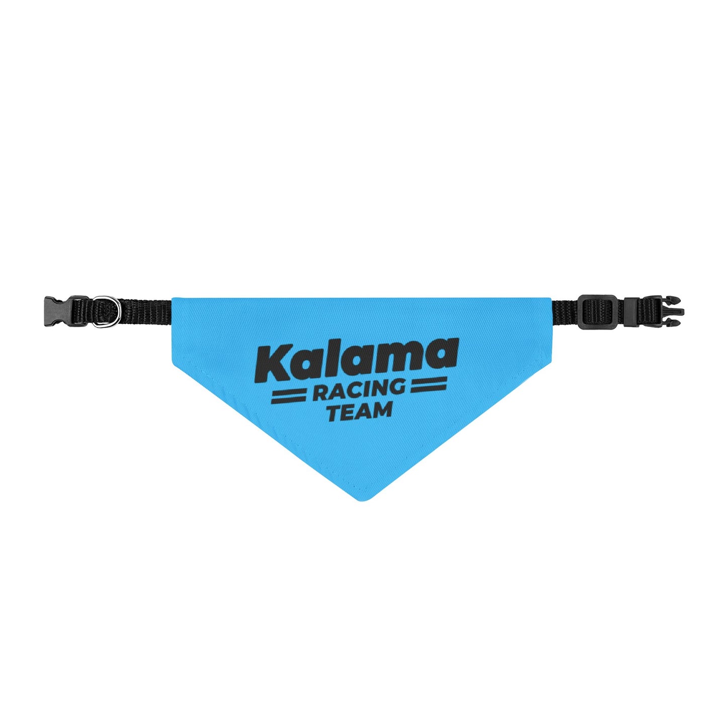 Kalama Racing Team Clip-On Pet Bandana - Blue Dog Collar Accessory
