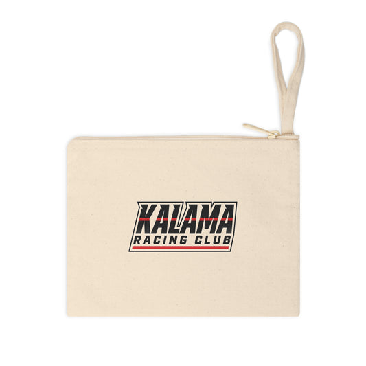 Kalama Racing Club Zipper Pouch — Motorsport Accessory Wristlet
