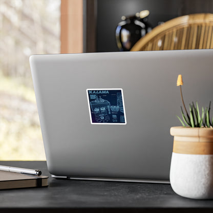 Blueprint Engine Parts Vinyl Sticker