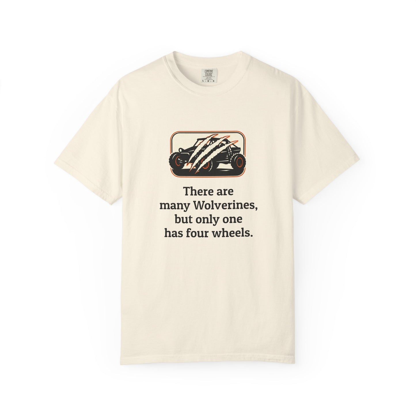 T-Shirt — "There are many Wolverines, but only one has four wheels" Vintage Car Tee