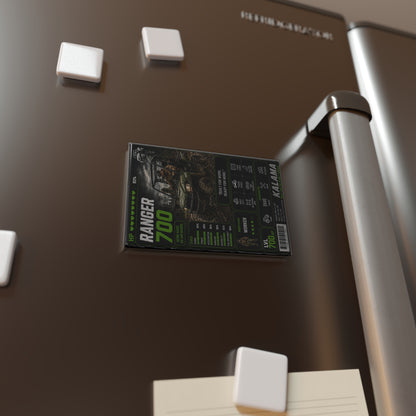 Ranger 700 Hunting Game-Card Rectangle Magnet — 'Kalama' Vehicle Stats
