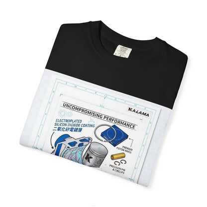 T-Shirt — Technical Diagram Graphic Tee (Japanese Label)