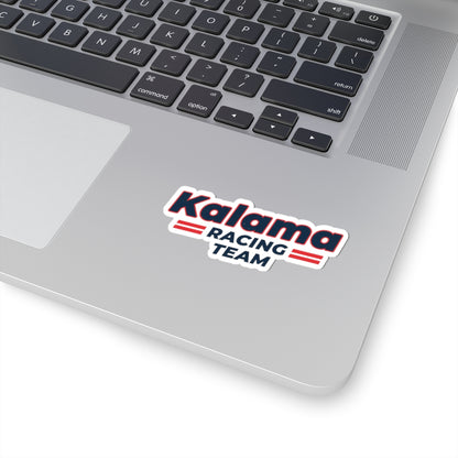 Kalama Racing Team Sticker — Retro Motorsport Kiss-Cut Decal