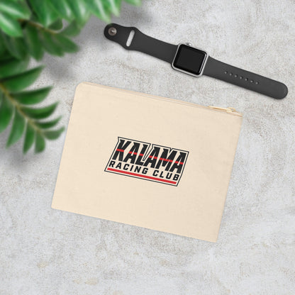 Kalama Racing Club Zipper Pouch — Motorsport Accessory Wristlet
