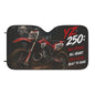 Motorcycle YZ250 Car Sun Shade – Two-Stroke Dirt Bike Windshield Cover