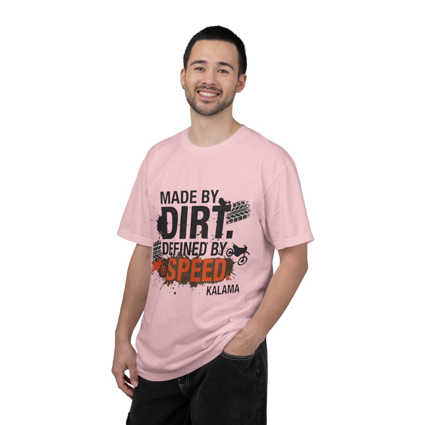 Motocross T-Shirt — "Made by Dirt, Defined by Speed" Off-Road Racing Tee