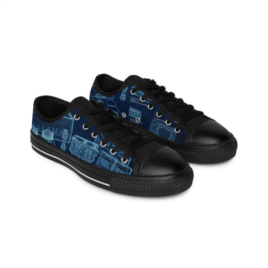 Blueprint Tech Graphic Sneakers — Men's Casual Low-Top Shoes