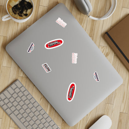 Kalama Racing Team Holographic Sticker Pack — 5-Sticker Sheet