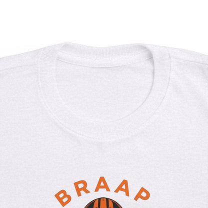 Toddler Tee - 'BRAAP' Dirt Bike Helmet Motorcycle Graphic Shirt