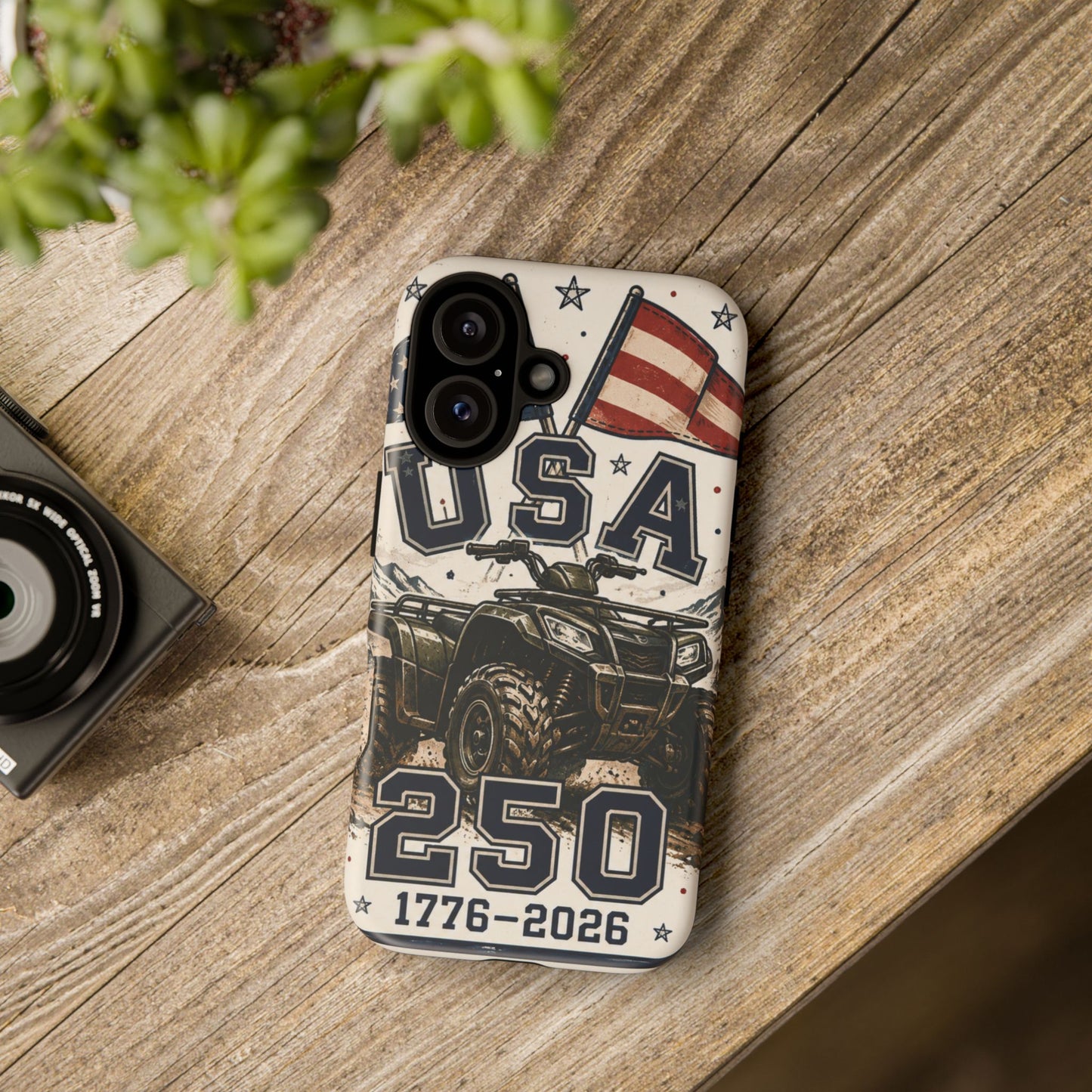 USA 250 Year ATV Phone Case — Patriotic 1776–2026 Off-Road Protective Cover