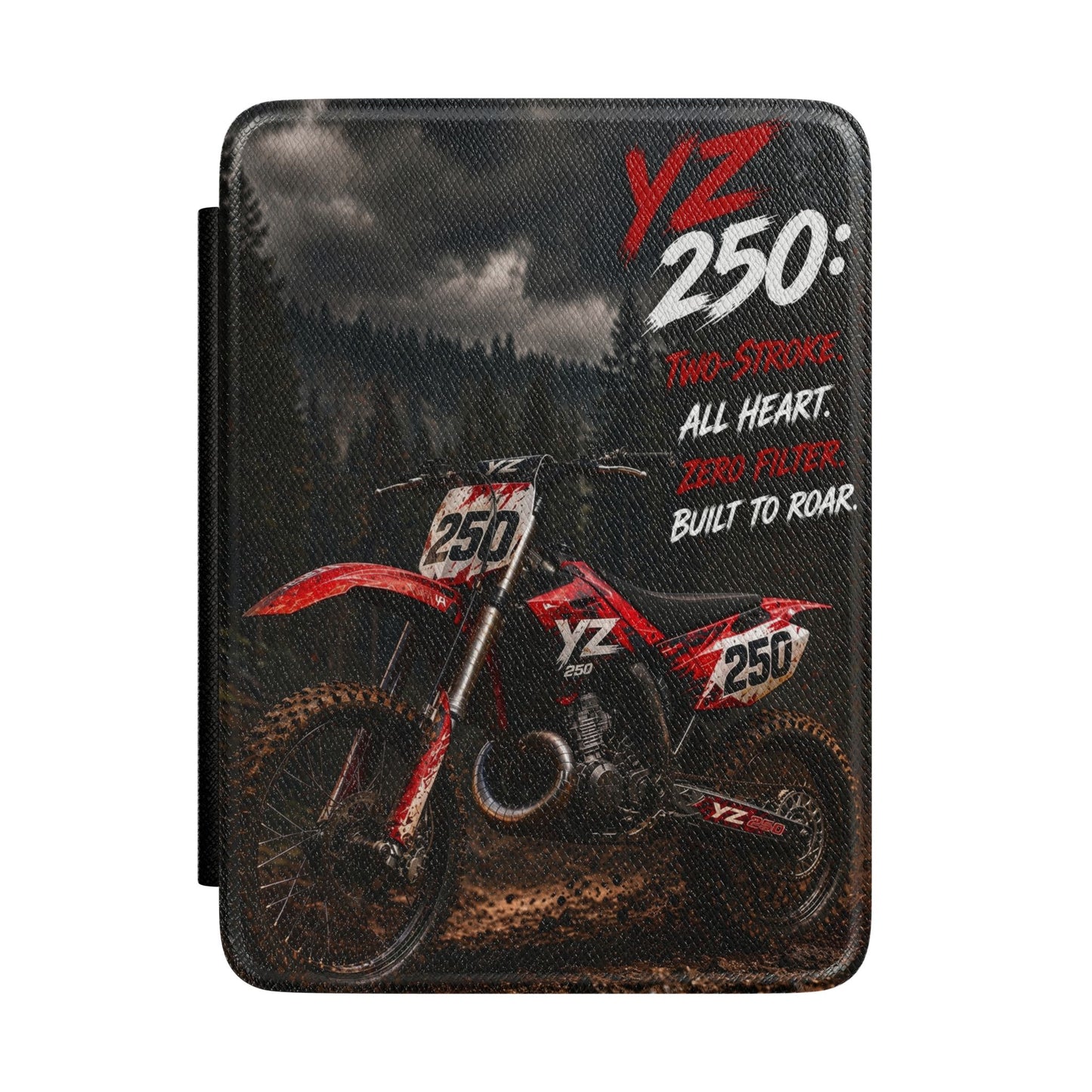 Motorcycle YZ 250 Kindle Case – Red Dirt Bike Protective Cover